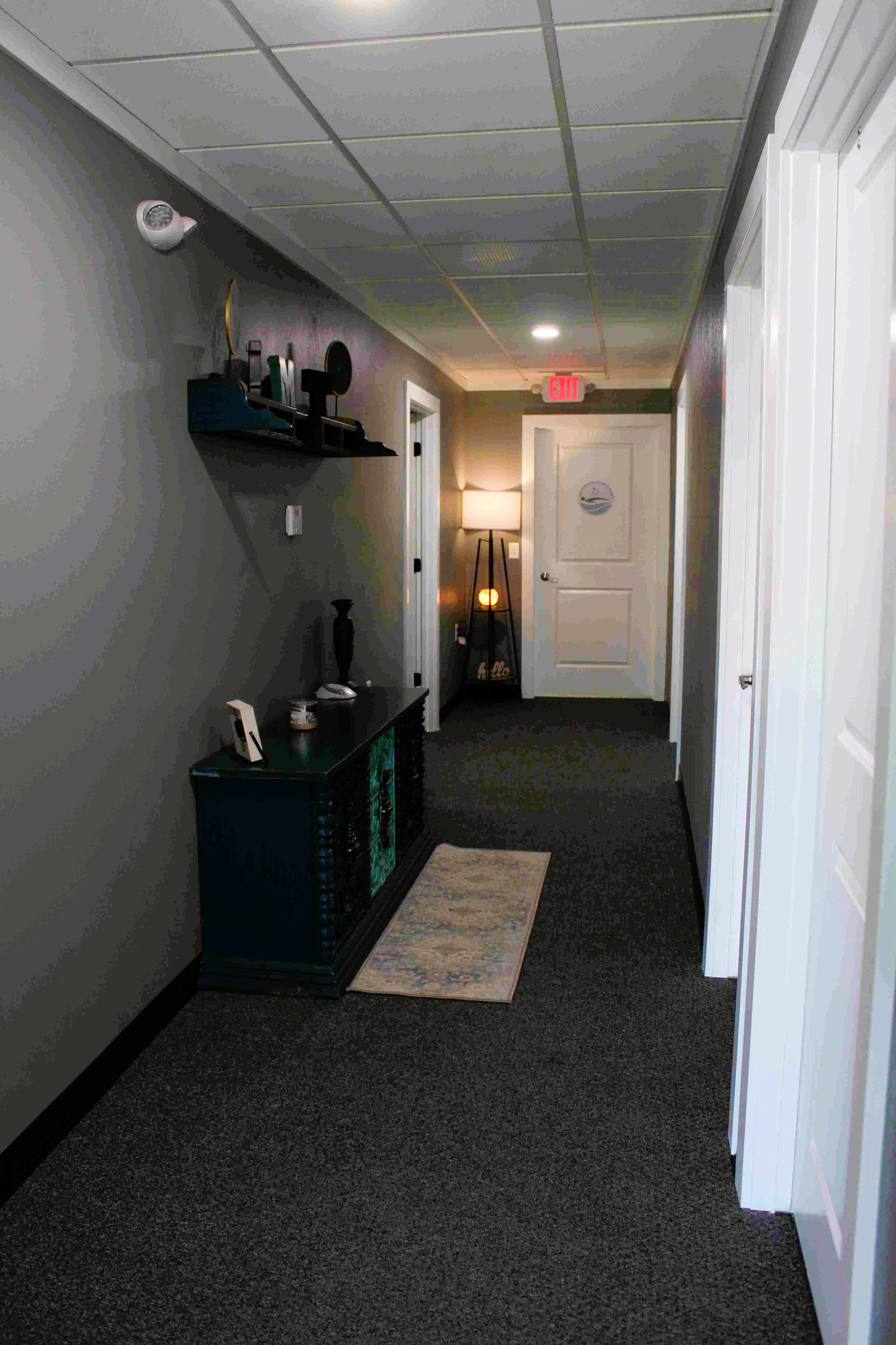 a hallway at Lakeshore Massage Therapy